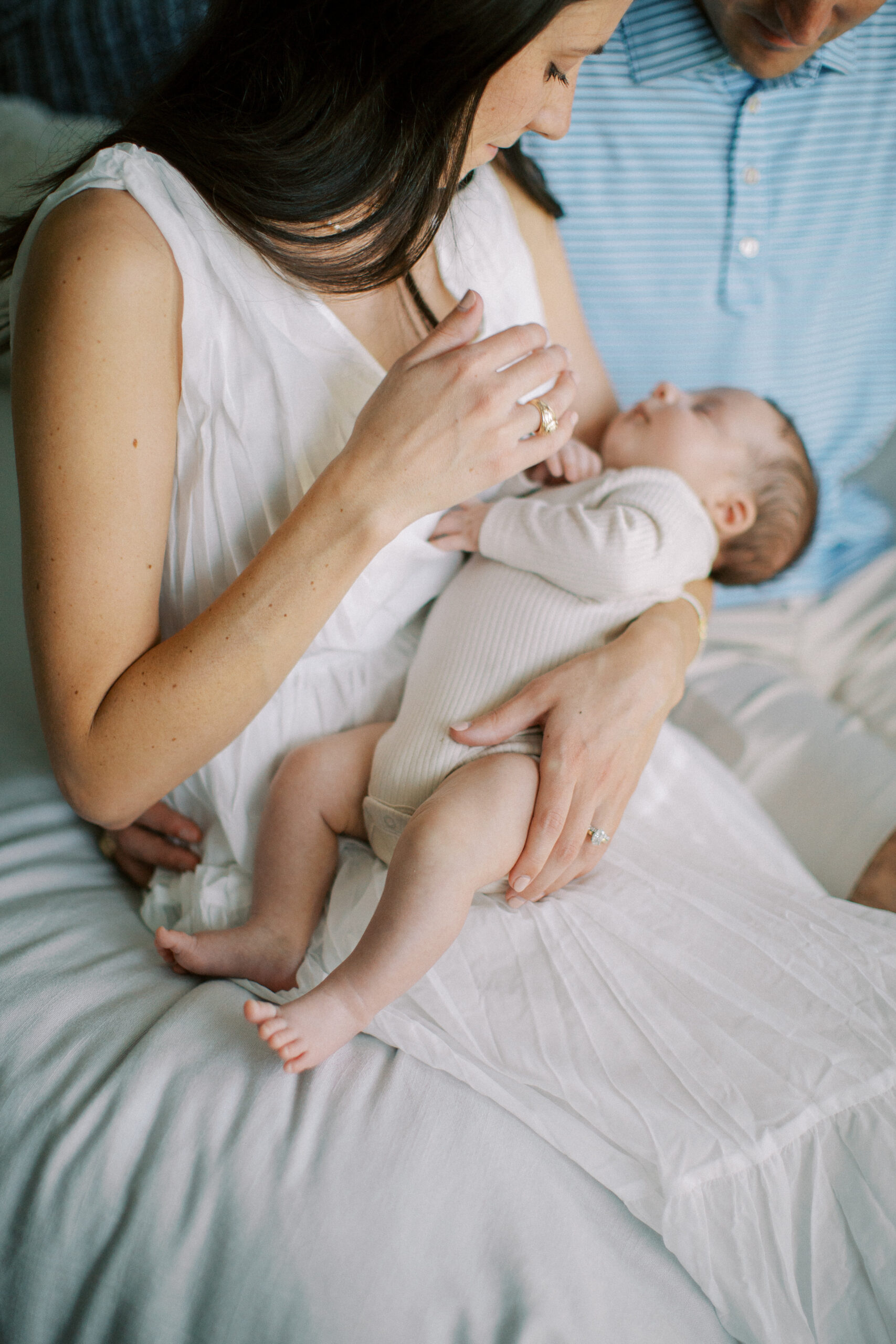 Frisco newborn photography at home