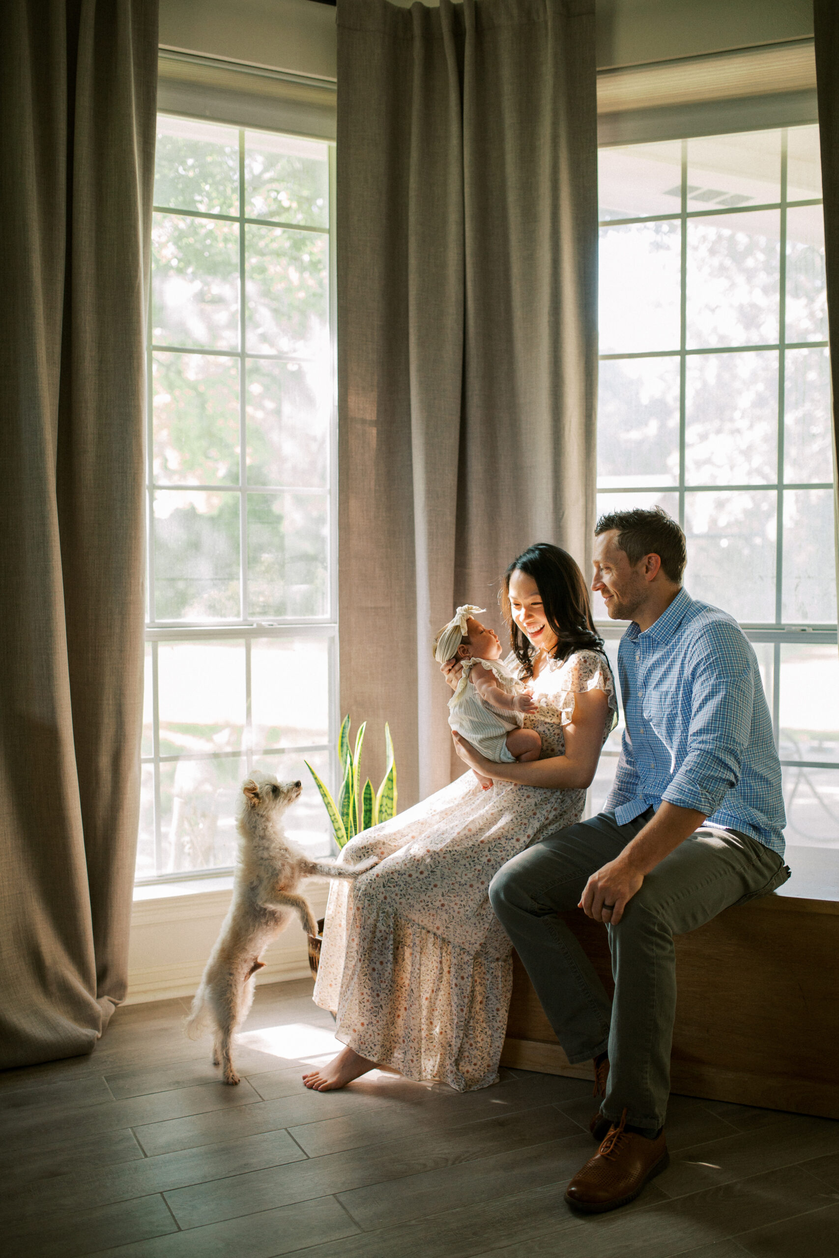 DFW lifestyle newborn photographer